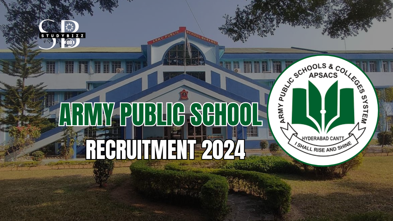 Army Public School Recruitment 2024