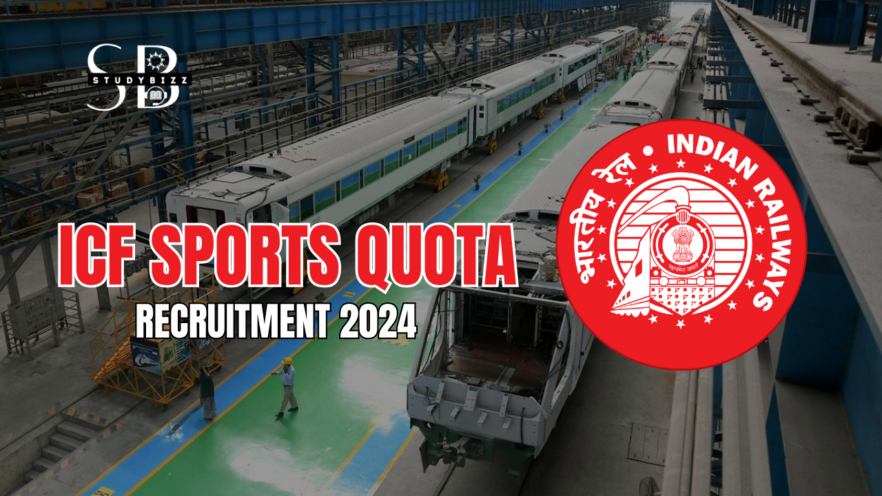 ICF Sports Quota Recruitment 2024 Notification out for 25 Various Posts