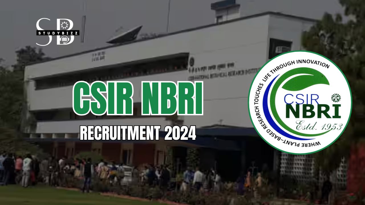 CSIR NBRI Recruitment 2024 Notification out for Diploma Engineer, Technical Assistant, Technician Posts