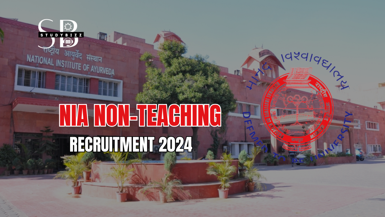 NIA Non-Teaching Recruitment 2024 Notification out for Various Posts