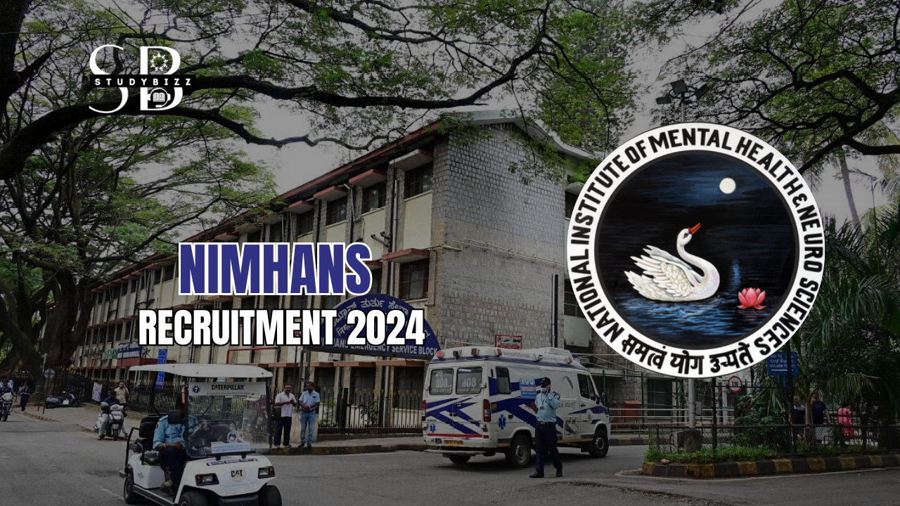 NIMHANS Recruitment 2024 Notification OUT for JSO, Stenographer, and Electrician Non-Teaching Posts