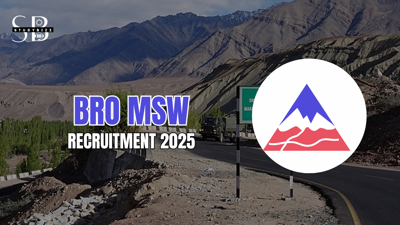 BRO MSW Recruitment 2025 Notification out for 411 Posts