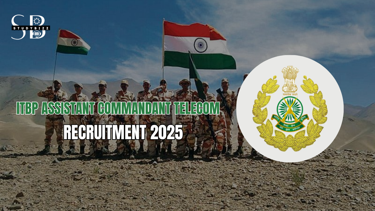 ITBP Assistant Commandant Telecom Recruitment 2025 Notification out for 48 vacancies