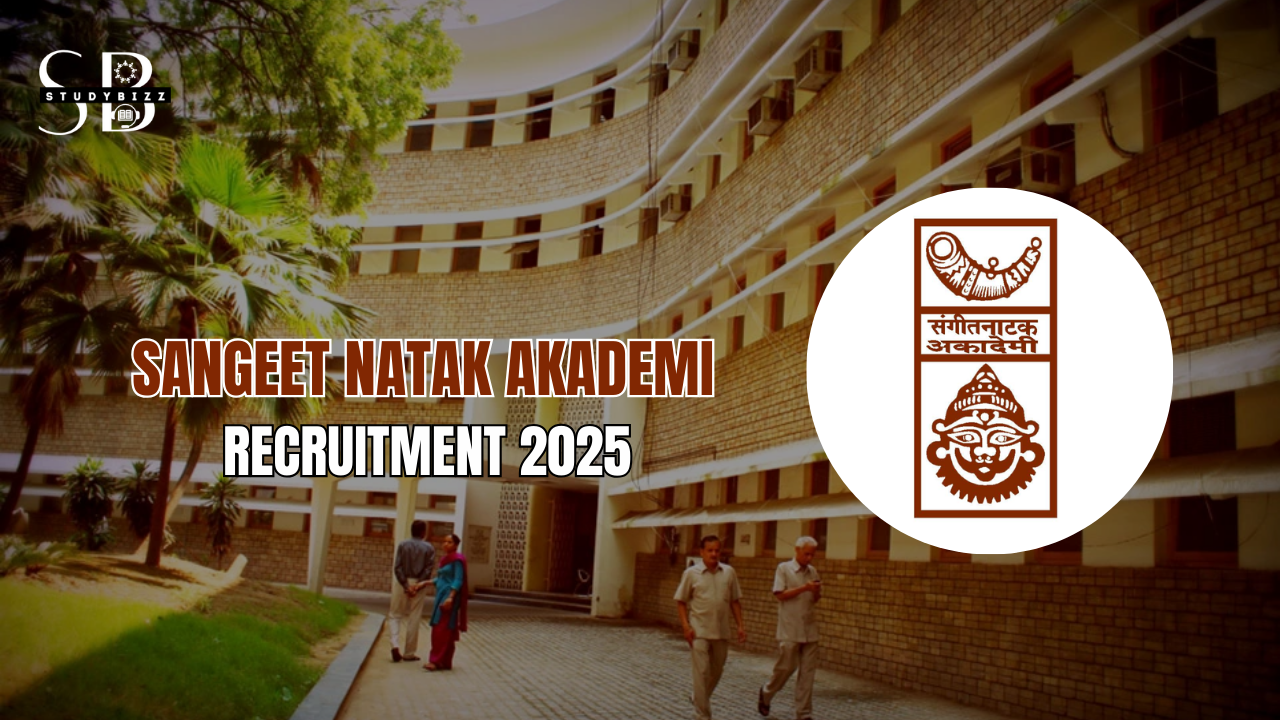 Sangeet Natak Akademi Recruitment 2025 Notification out for 2025 MTS, Clerk, Assistant, Steno Posts