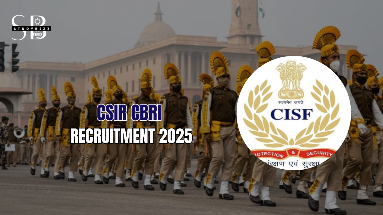 CISF Constable Tradesmen Recruitment 2025 Notification Out for 1161 Posts