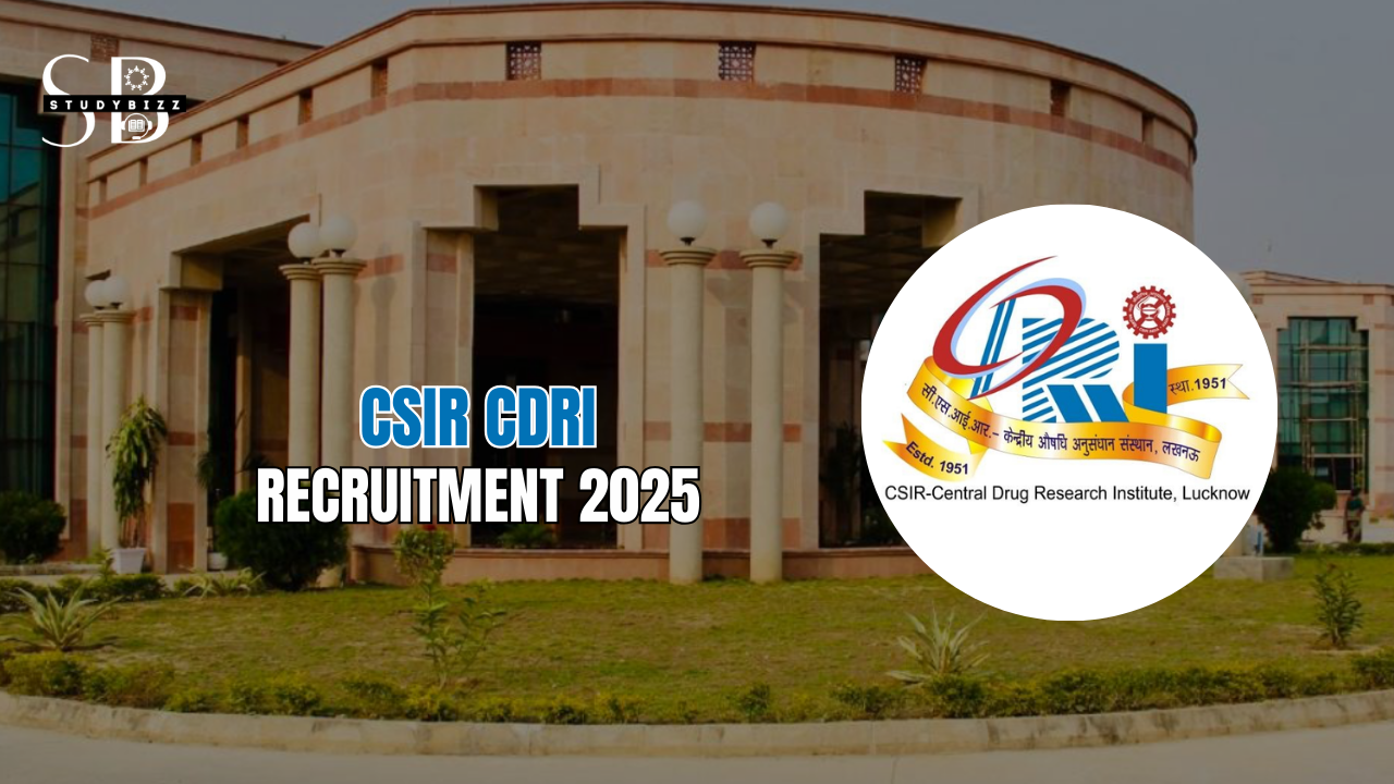 CSIR CDRI JSA and Jr Stenographer Recruitment 2025 Notification Out 11 Posts