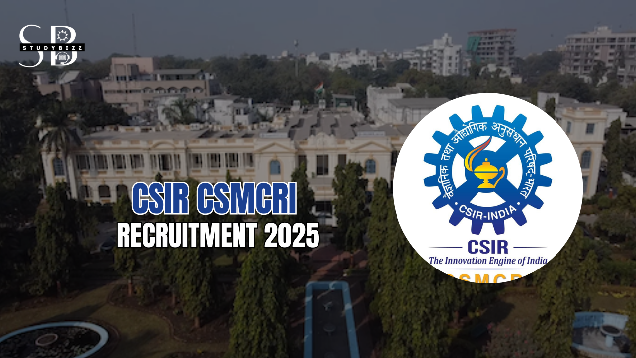 CSIR CSMCRI Recruitment 2025 Notification out for Security Officer, Junior Hindi Translator, Junior Stenographer, Junior Secretariat Assistant Posts