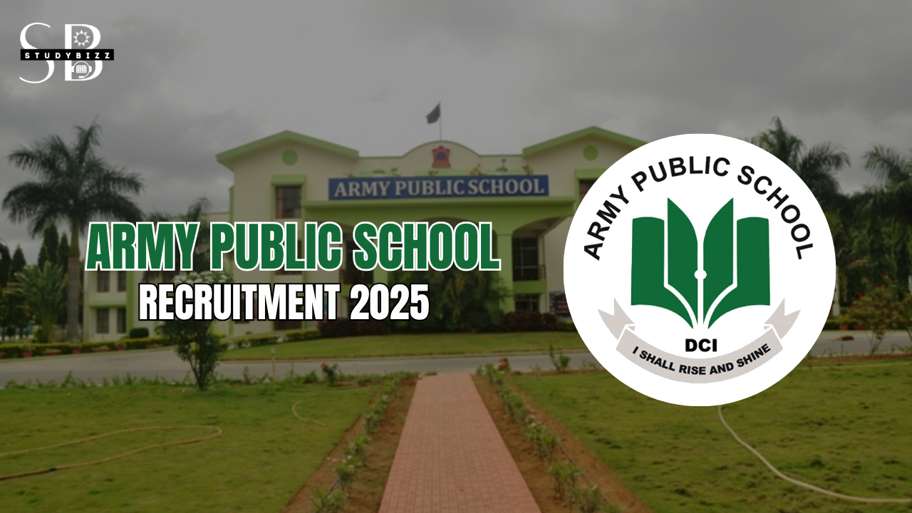 Army Public School Recruitment 2025 Notification out for PRT, TGT & PGT Posts