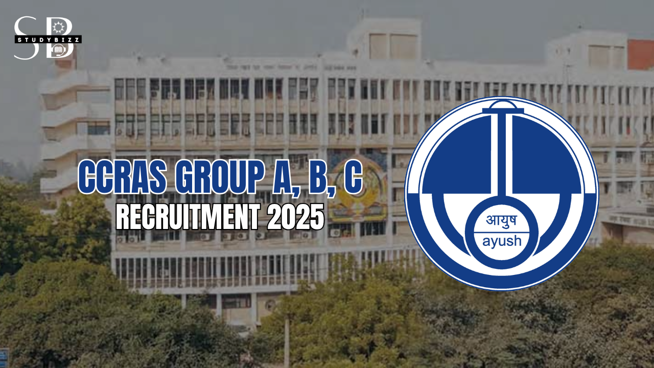CCRAS Group A, B, C Recruitment 2025 Notification Out for LDC, UDC, MTS & Other Posts