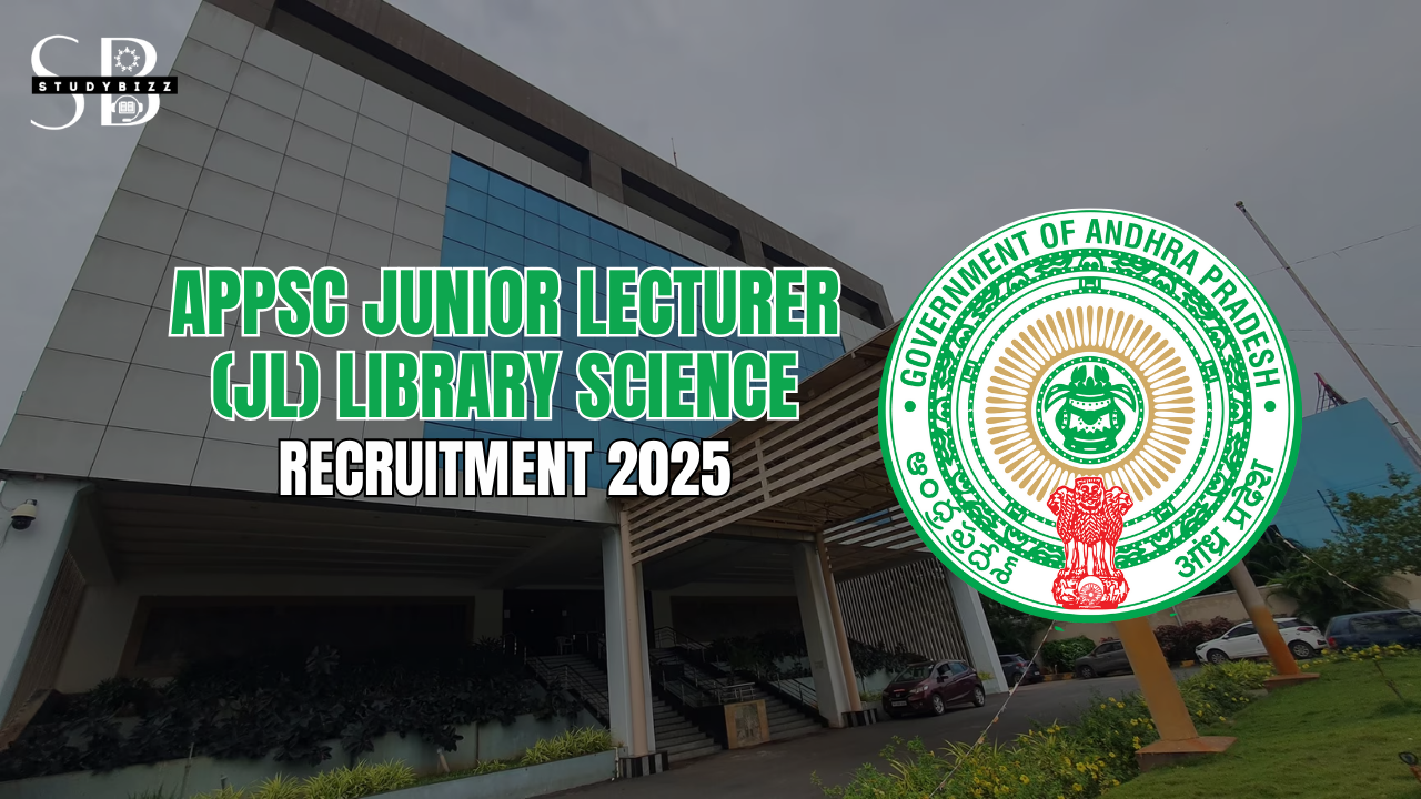 APPSC Junior Lecturer (JL) Library Science Recruitment 2025 – Apply Online for 2 Vacancies