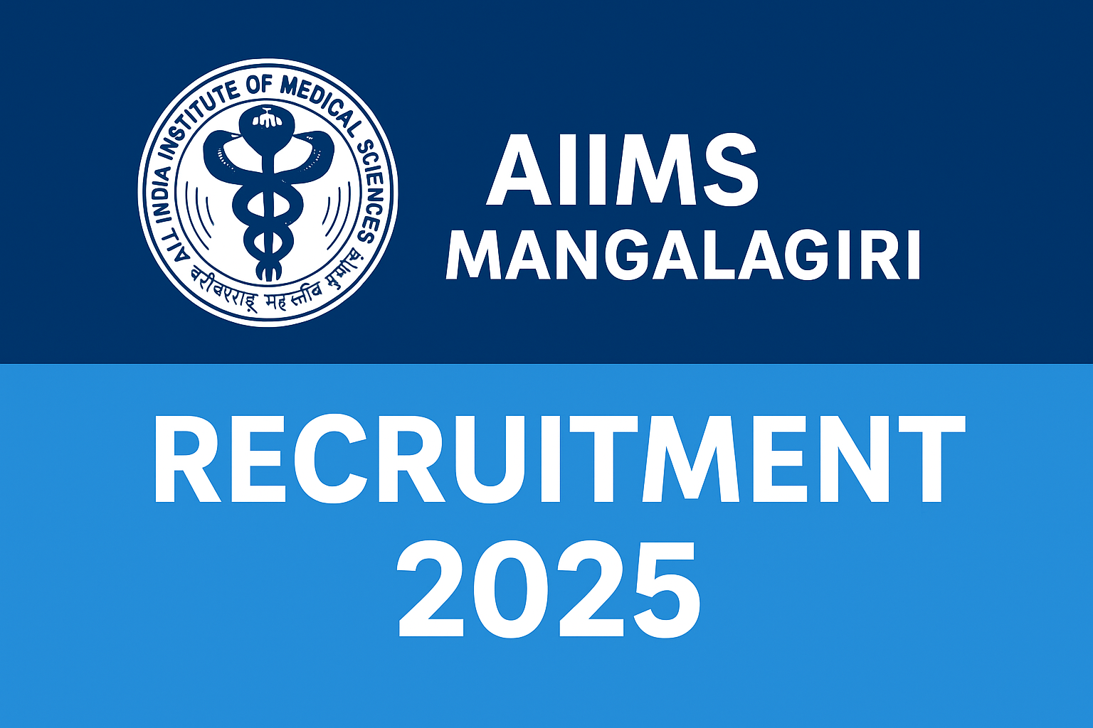 AIIMS Mangalagiri Recruitment 2025: Walk-in Interview for Laboratory Technician & Field Worker