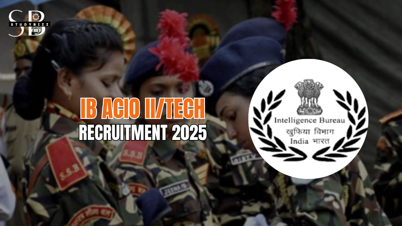 IB ACIO II/Tech Recruitment 2025 – Apply Online for 258 Posts