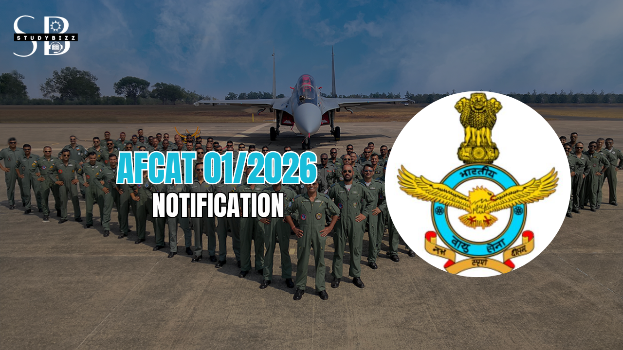 AFCAT 01/2026 Notification – Apply Online for Flying and Ground Duty Branches