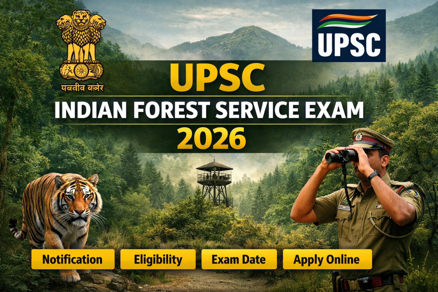 UPSC Indian Forest Service Exam 2026 Notification: Eligibility, Dates, Vacancies & Application Process