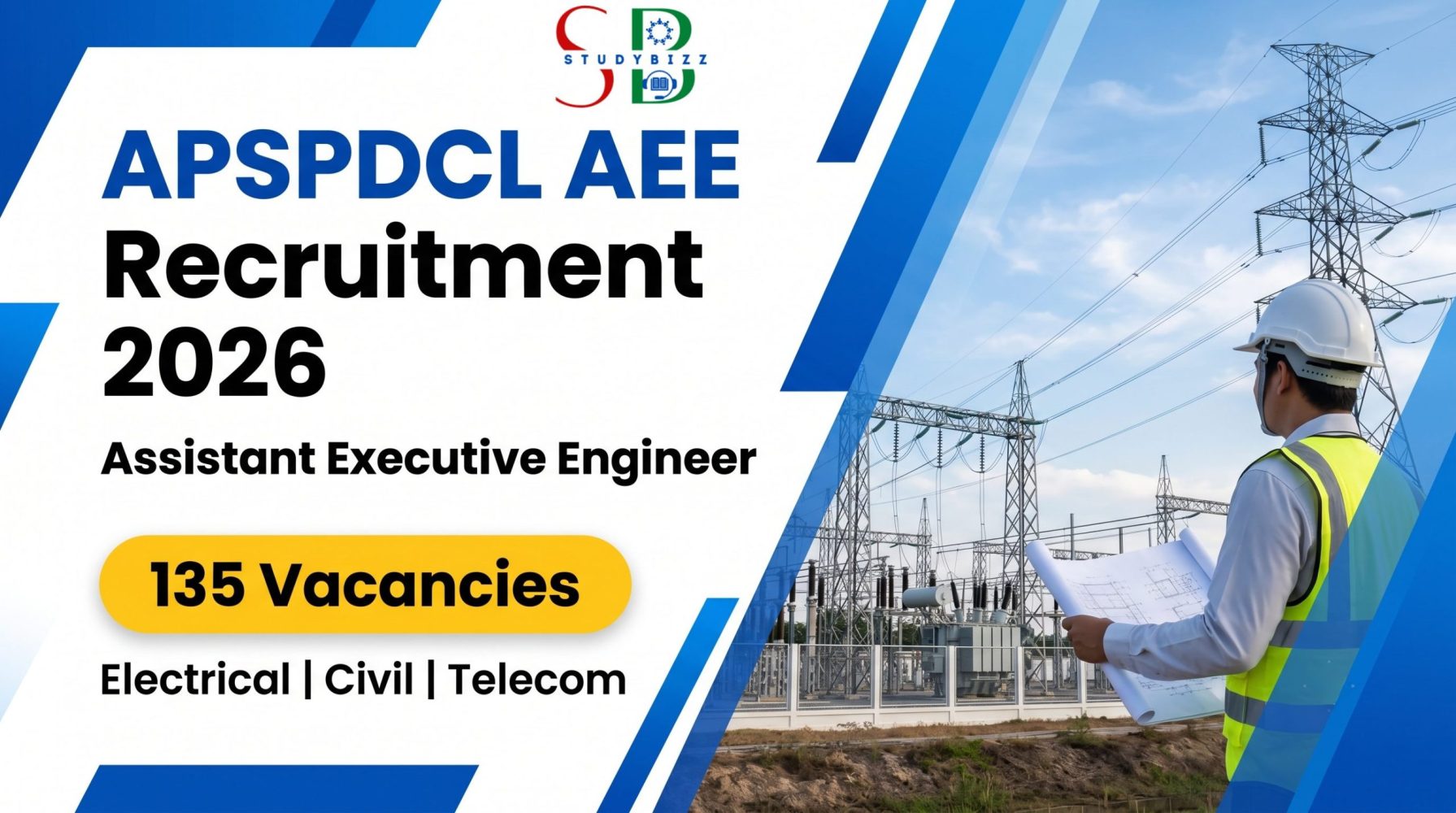 APSPDCL AEE Recruitment 2026 Notification Released: 135 Assistant Executive Engineer Vacancies | Eligibility, Salary, Exam Pattern, Syllabus & Apply Online