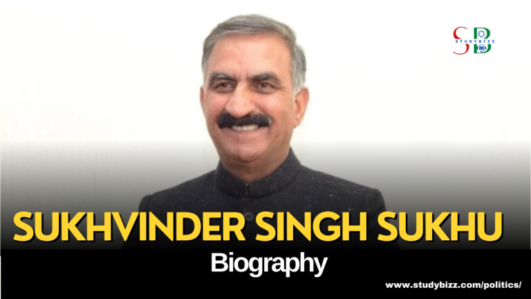 Sukhvinder Singh Sukhu Biography, Age, Spouse, Family, Native ...