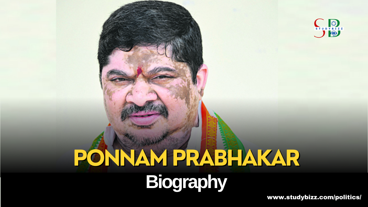 Ponnam Prabhakar Biography, Age, Spouse, Family, Native, Political party, Wiki, and other details