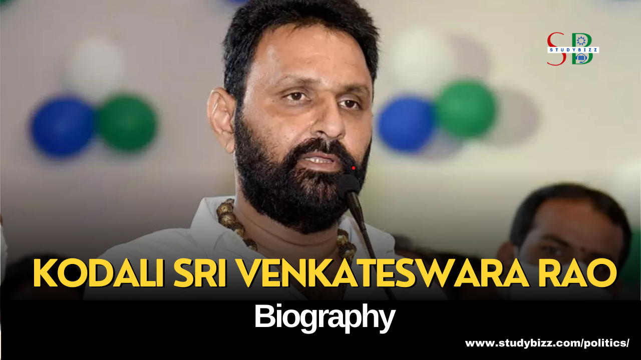 Kodali Sri Venkateswara Rao Biography, Age, Spouse, Family, Native, Political party, Wiki, and other details