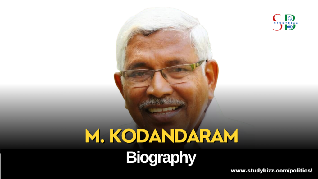 M. Kodandaram Biography, Age, Spouse, Family, Native, Political party ...