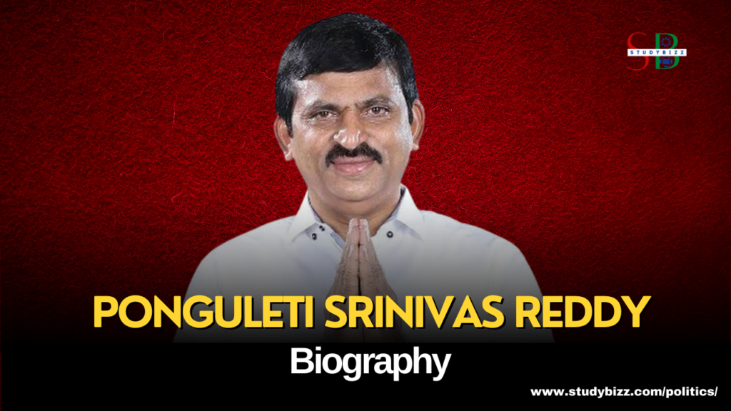 Ponguleti Srinivas Reddy Biography, Age, Spouse, Family, Native ...