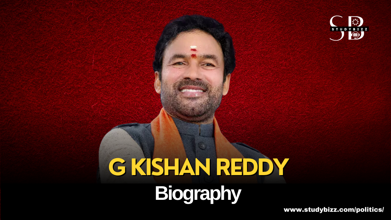 G. Kishan Reddy Biography, Education, Age, Family, Career
