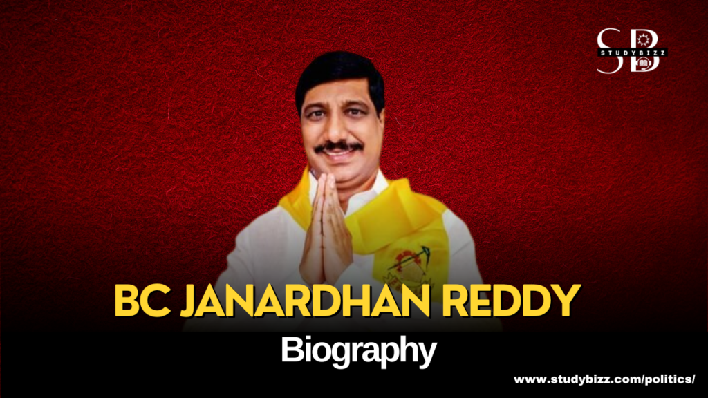 BC Janardhan Reddy Biography, Age, Spouse, Family, Native, Political ...