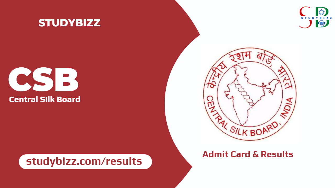 CSB Assistant Director, Computer Programmer and other posts Admit Card 2023