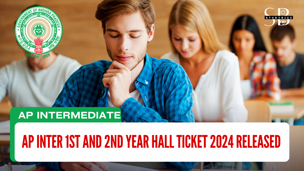 AP Inter 1st and 2nd Year Hall Ticket 2024 Released  for IPE March Exams