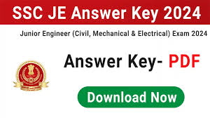 SSC JE Paper-1 Answer Key 2024