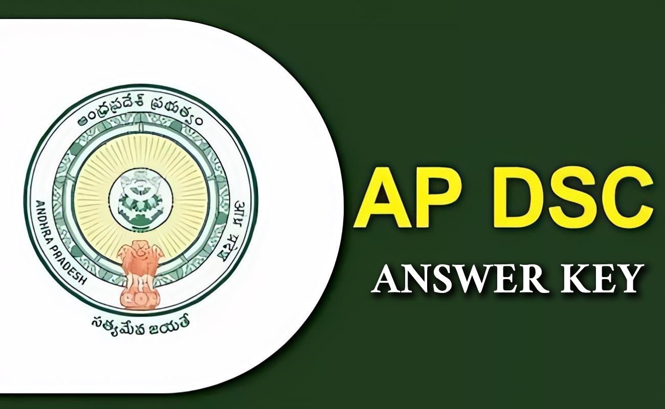 AP DSC Answer Key 2025 Out , Check Response Sheet PDF Set Wise