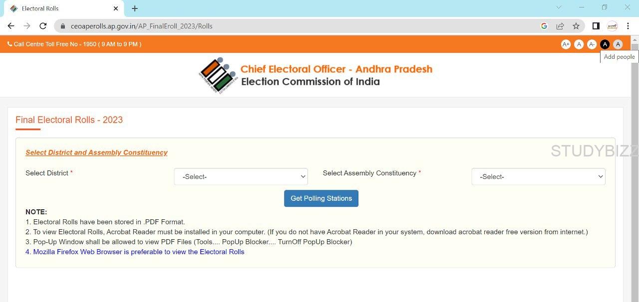 How to Download Final Voter List 2023