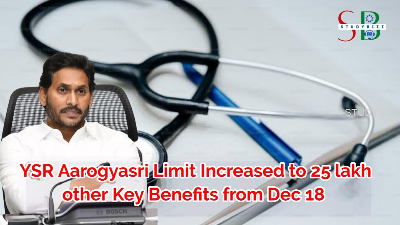 YSR Aarogyasri Limit increased to 25 lakhs and key updates