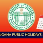 Telangana Public Holidays 2024
