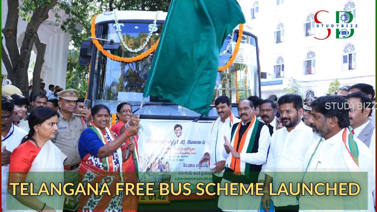 CM Launches Free Bus Travel Scheme for Woman in Telangana with zero ticket