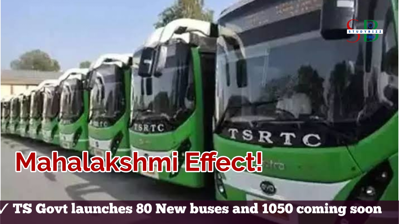 TSRTC Mahalakshmi Effect: 80 New buses launched, Another 1050 buses soon