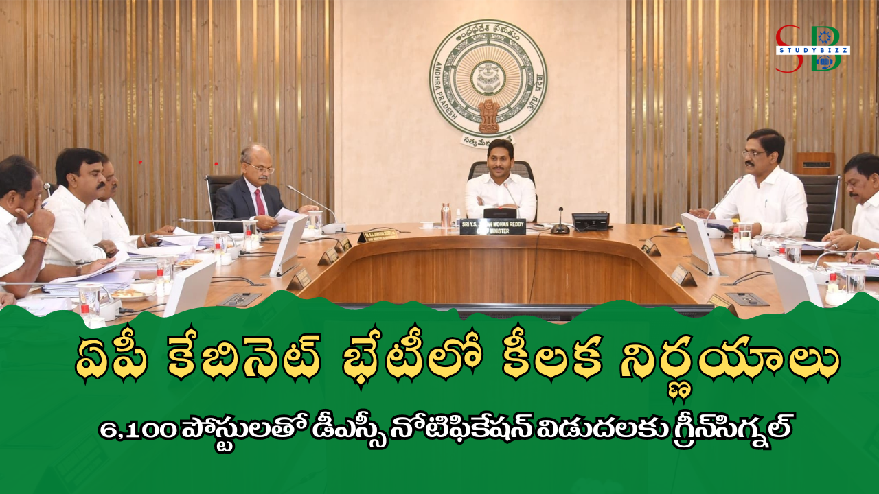 ఏపీ కేబినెట్‌ భేటీలో కీలక నిర్ణయాలు – AP Cabinet Key Decisions