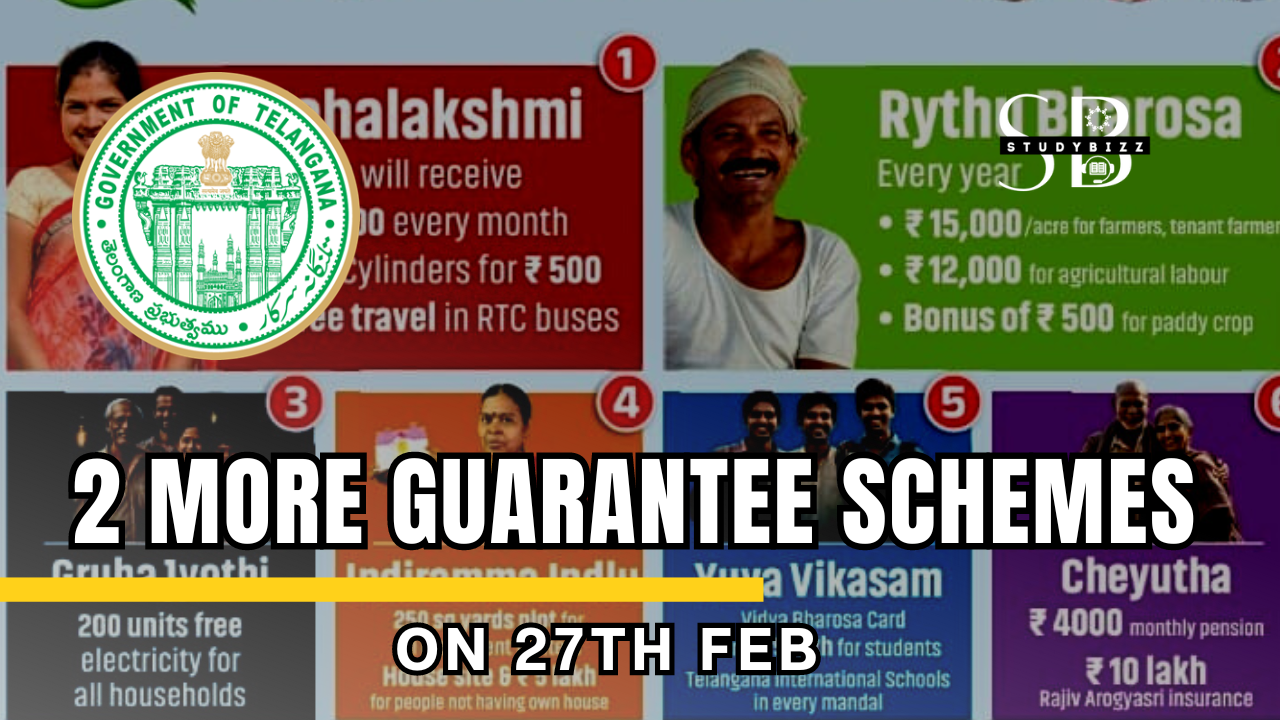 Telangana: 2 More Guarantee schemes on 27th Feb