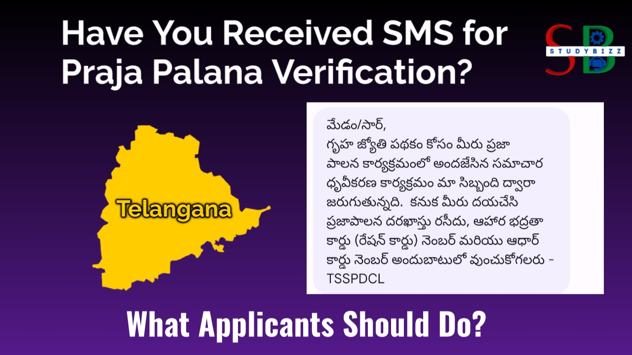 Praja Palana Verification is ongoing, SMS being sent to Mobile