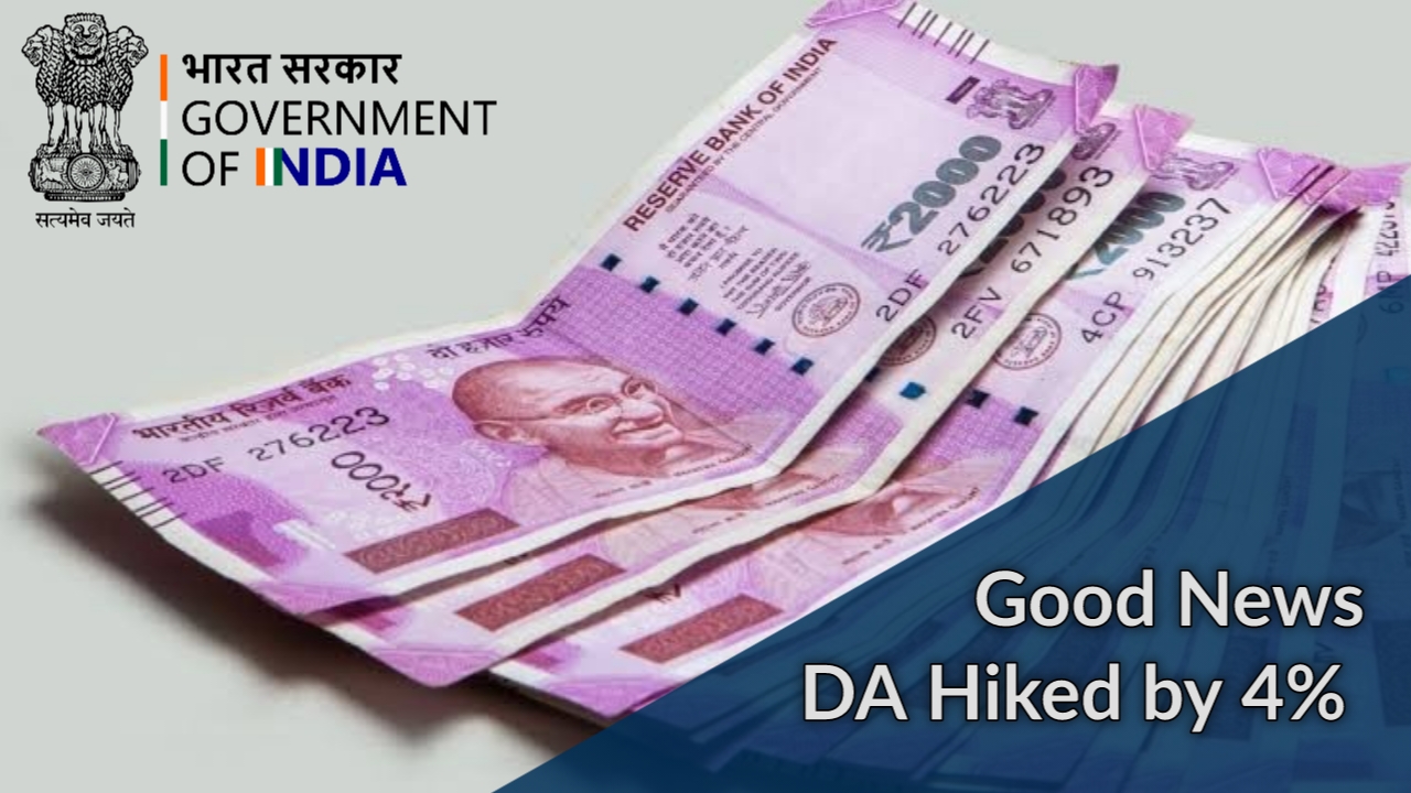 Good news Central Government Employees, DA hiked