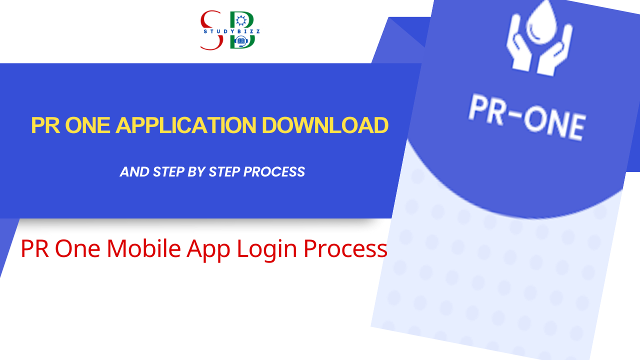 PR One Application Download and Step by step process