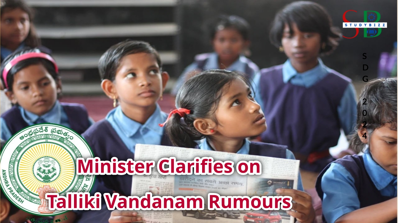 AP minister clarifies on the roumours on thalliki Vandhanam scheme