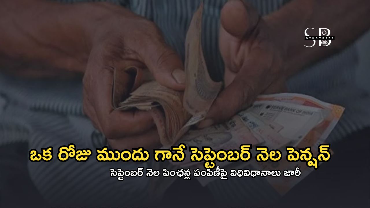 September Month Pension Guidelines -సెప్టెంబర్ నెల పింఛన్ల పంపిణీపై విధివిధానాలు జారీ