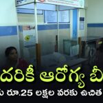 అందరికీ ఆరోగ్య బీమా – పేదలకు రూ.25 లక్షల వరకు ఉచిత వైద్యం