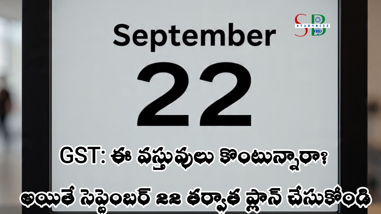 GST Impact: ఈ వస్తువులు కొంటున్నారా అయితే సెప్టెంబర్ 22 వరకు ఆగండి
