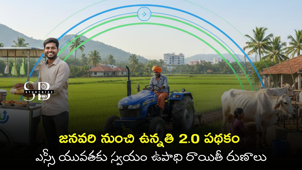 Unnathi 2.0 Scheme: జనవరి నుంచి ఉన్నతి 2.0 పథకం | ఎస్సీ యువతకు స్వయం ఉపాధి రాయితీ రుణాలు Unnathi 2.0 Scheme: జనవరి నుంచి ఉన్నతి 2.0 పథకం | ఎస్సీ యువతకు స్వయం ఉపాధి రాయితీ రుణాలు