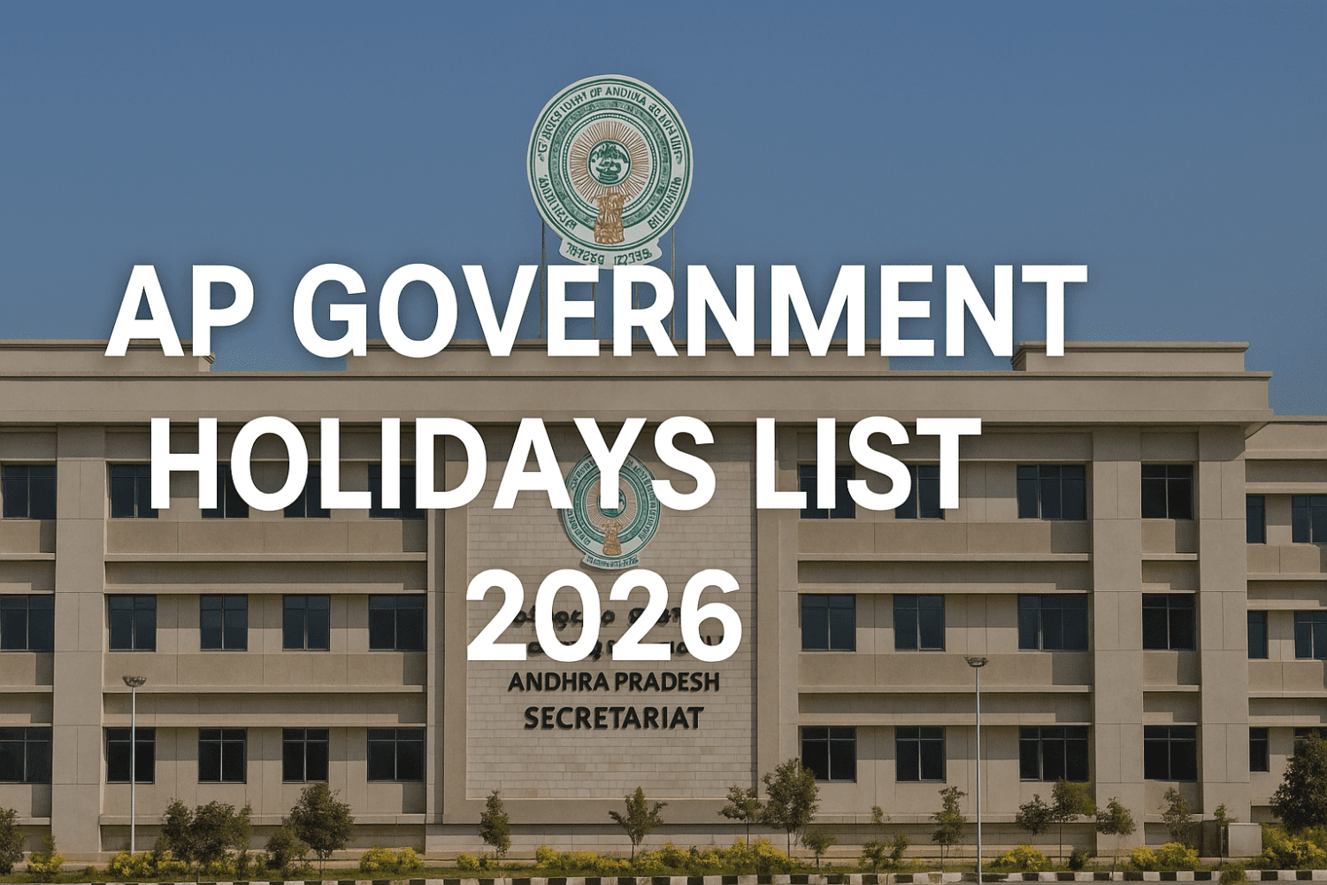AP Government Holidays List 2026 – ఆంధ్రప్రదేశ్ ప్రభుత్వ సెలవులు 2026 పూర్తి జాబితా