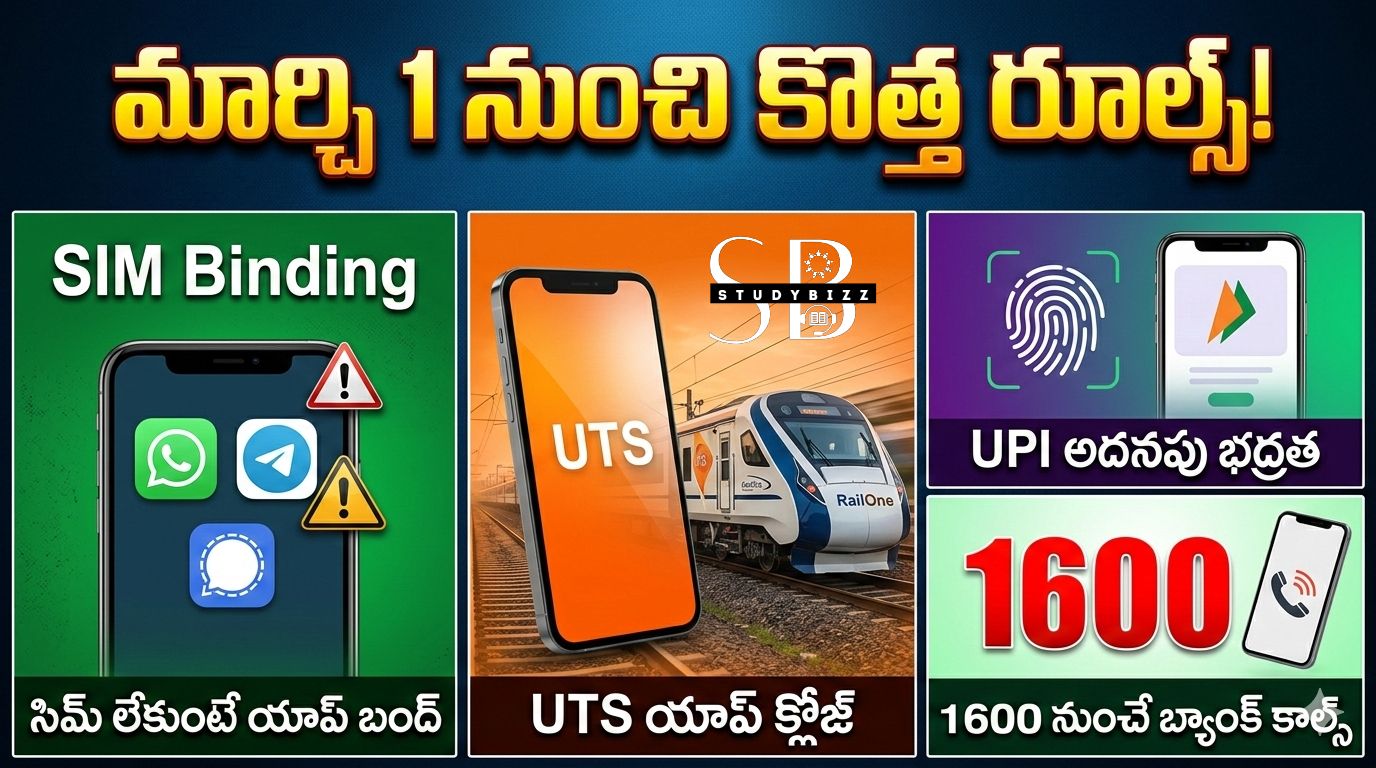 New Rules March 1: సిమ్ లేకపోతే వాట్సాప్ బంద్.. UTS యాప్‌కు చెల్లు.. LPG ధరల మార్పు?