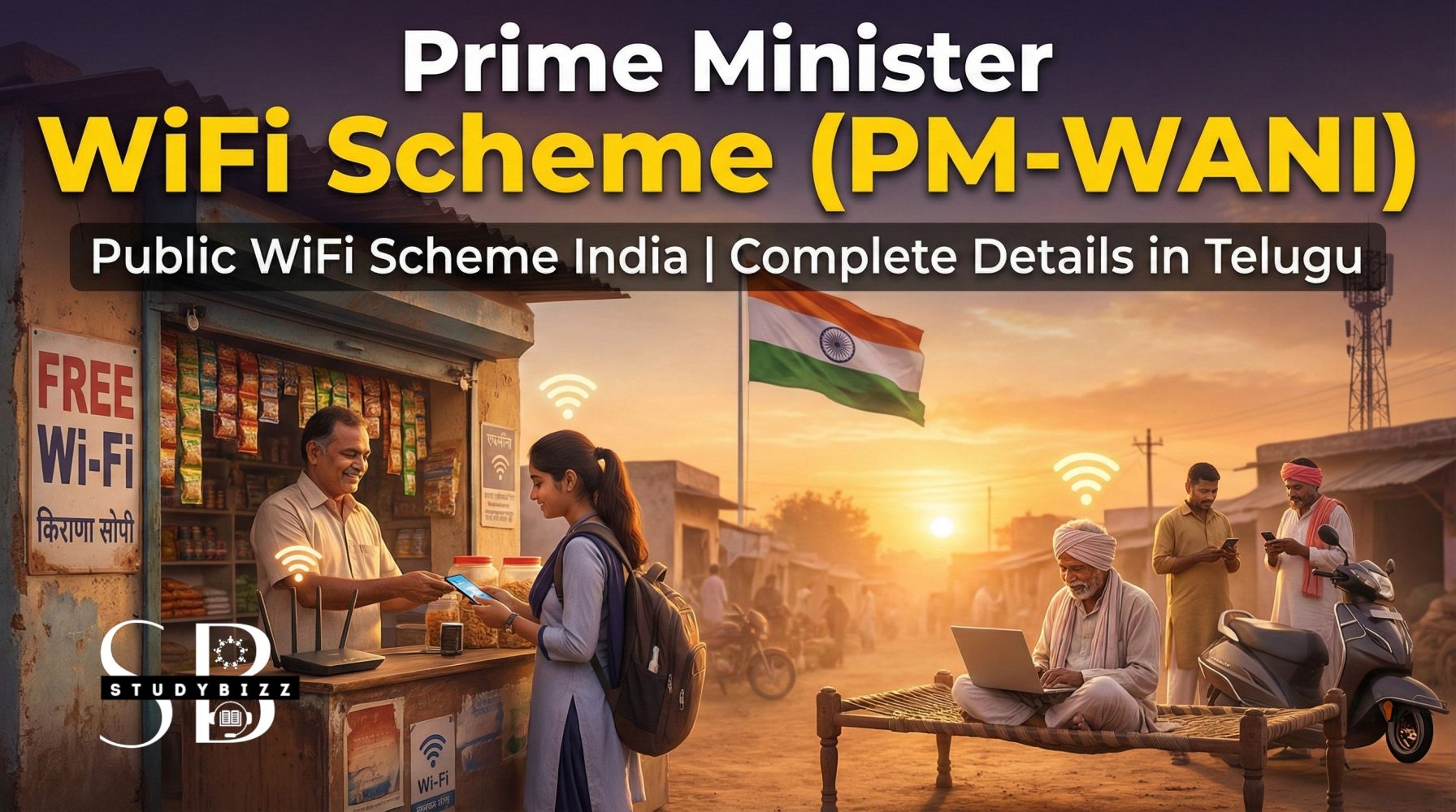 PM-WANI పథకం 2026 – పూర్తి వివరాలు, అర్హతలు, నమోదు విధానం, ఆదాయం & ముఖ్య లింకులు