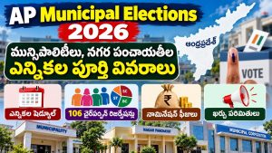 AP Municipal Elections 2026: షెడ్యూల్, రిజర్వేషన్లు, నామినేషన్ ఫీజులు