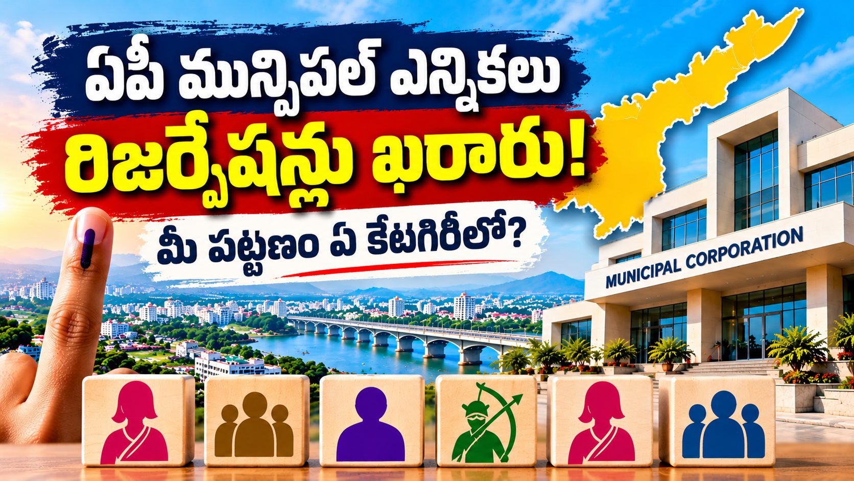 AP Municipal Reservations 2026: ఏపీలో 106 మున్సిపాలిటీలు, నగర పంచాయతీల రిజర్వేషన్ల పూర్తి వివరాలు